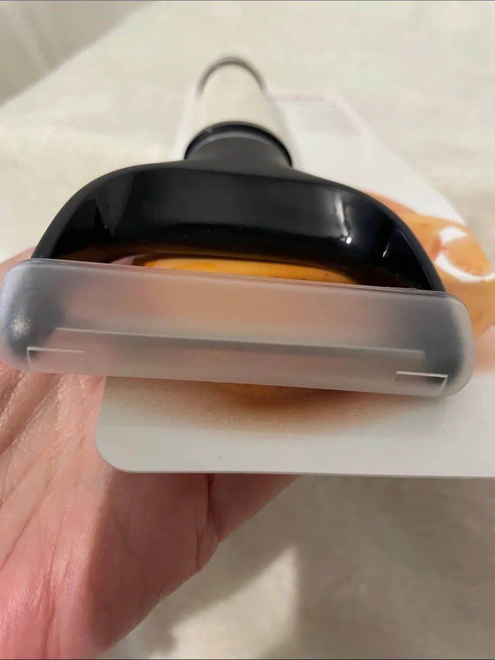 KitchenAid Cream and Black Y-Peeler with Blade Cover